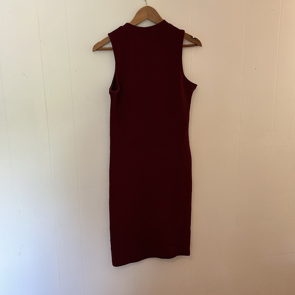 Form Fitting Dress in Oxblood - L - Picture 2 of 3